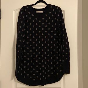Loft Plus polka dot sweater
